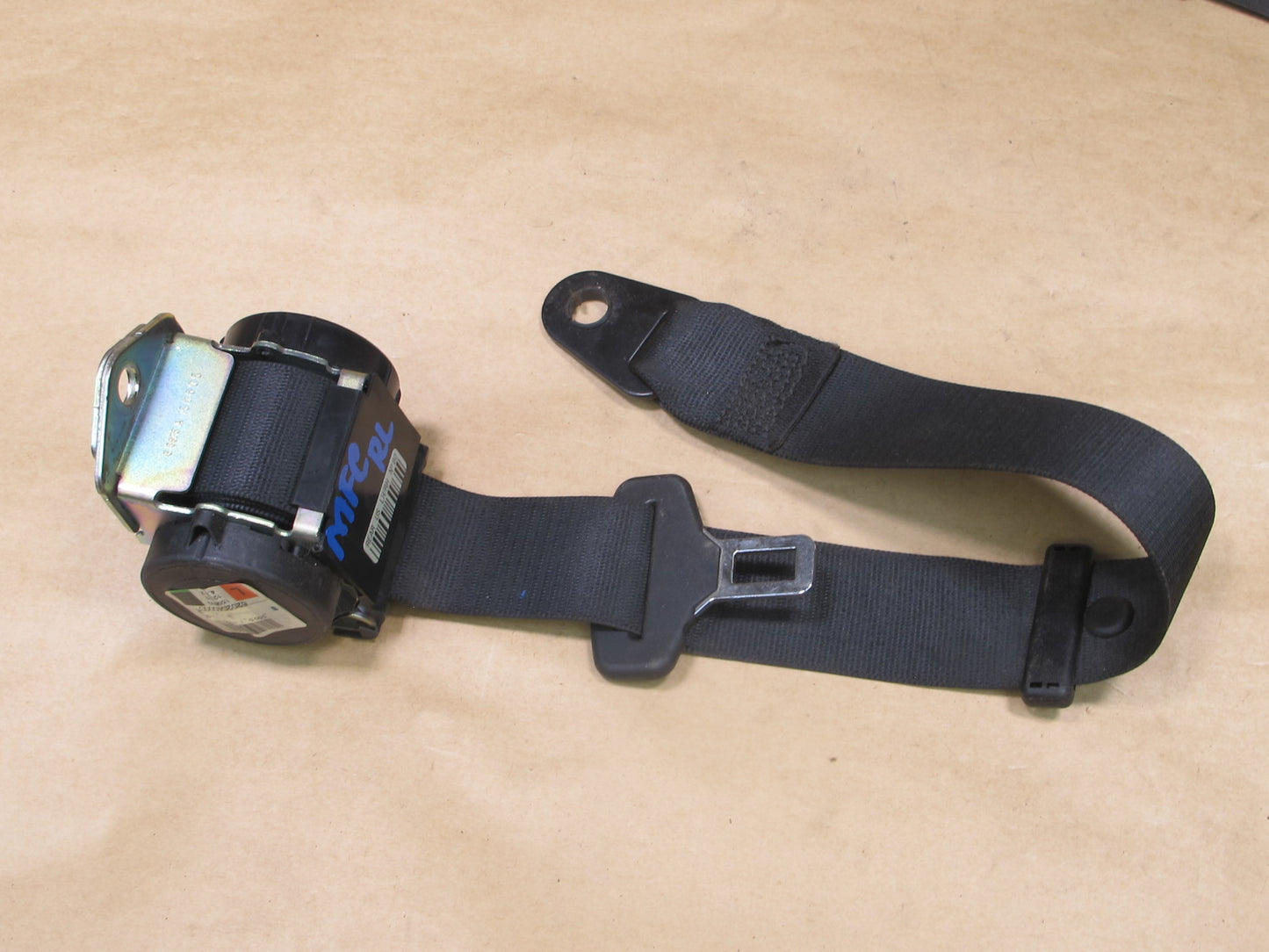 11-16 MINI R60 COUNTRYMAN REAR LEFT CENTER RIGHT SIDE SEATBELT RETRACTOR SET OEM