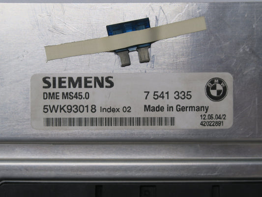 BMW X3 E83 Z4 E85 Engine Computer M54B25 Siemens MS45.0 EWS Delete Immo OFF