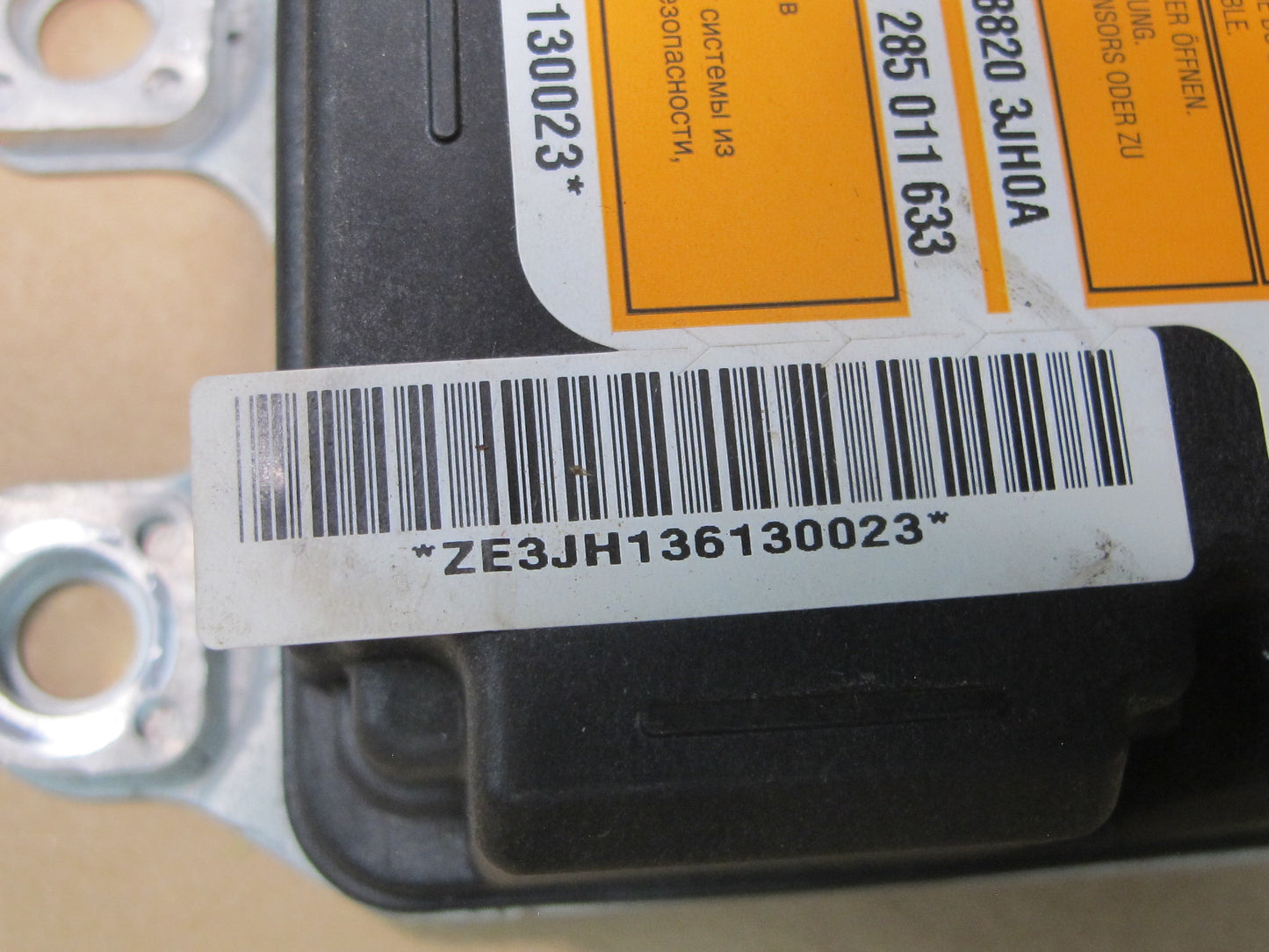 2014 INFINITI QX60 SRS AIRBAG CONTROL MODULE UNIT 988203JH0A OEM