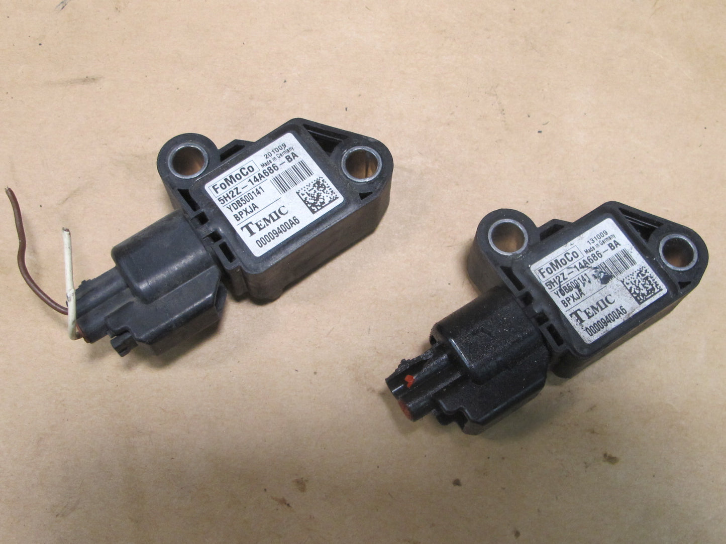 06-13 LAND ROVER RANGE ROVER SPORT SAFETY CRASH IMPACT SRS AIRBAG SENSOR 8PCS OEM