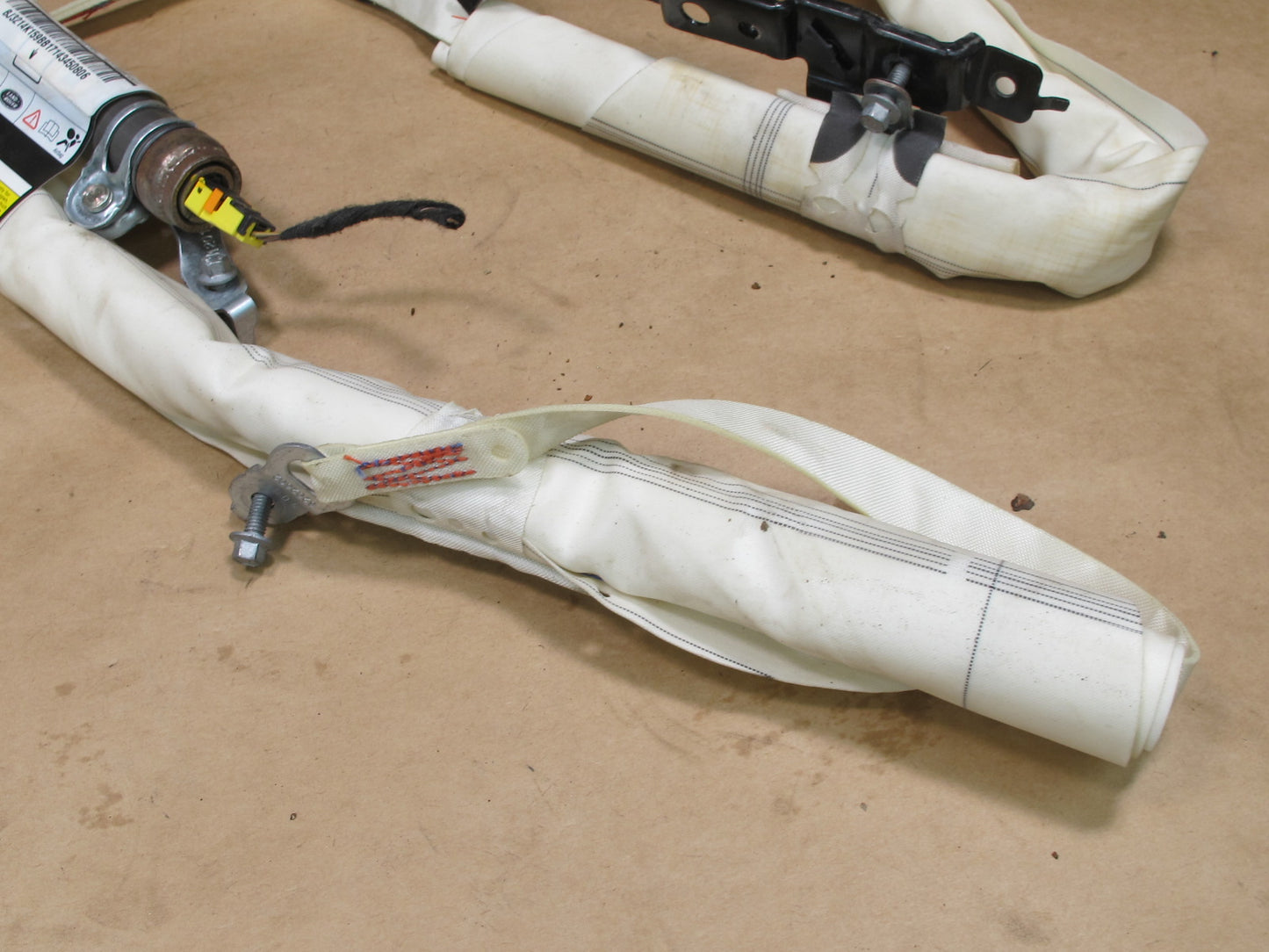 12-18 RANGE ROVER EVOQUE RIGHT PASSENGER SIDE ROOF SRS AIRBAG BJ3214K159BB OEM