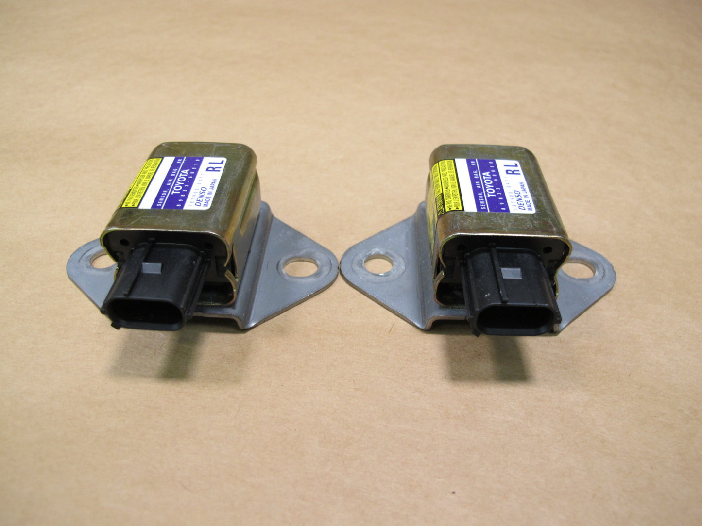 03-05 LEXUS GX470 LEFT & RIGHT SIDE SAFETY CRASH IMPACT SRS AIRBAG SENSOR 4PCS OEM