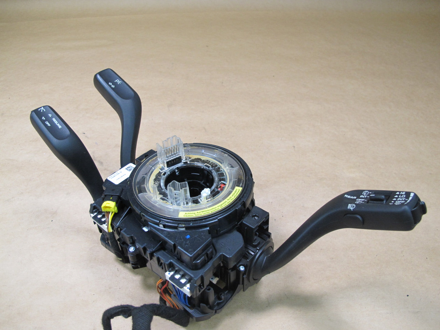 11-14 PORSCHE CAYENNE TURBO 958 STEERING COLUMN MULTI SWITCH CLOCK SPRING OEM