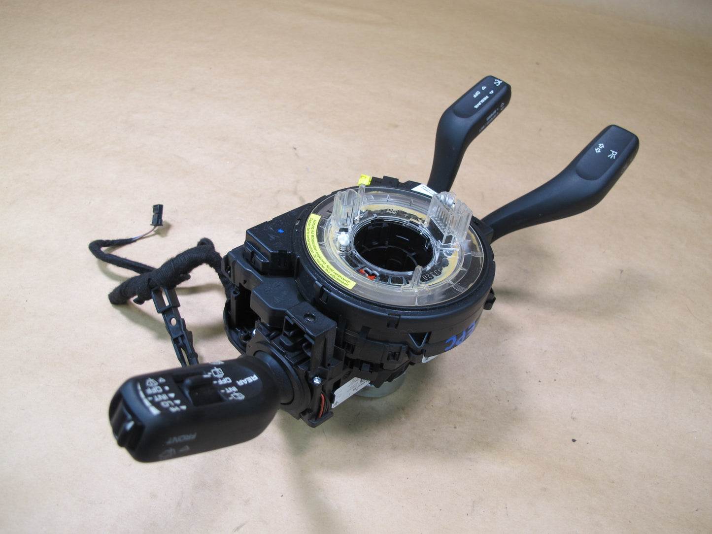 11-14 PORSCHE CAYENNE TURBO 958 STEERING COLUMN MULTI SWITCH CLOCK SPRING OEM