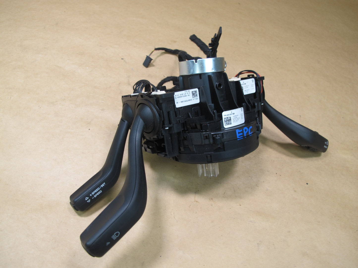 11-14 PORSCHE CAYENNE TURBO 958 STEERING COLUMN MULTI SWITCH CLOCK SPRING OEM