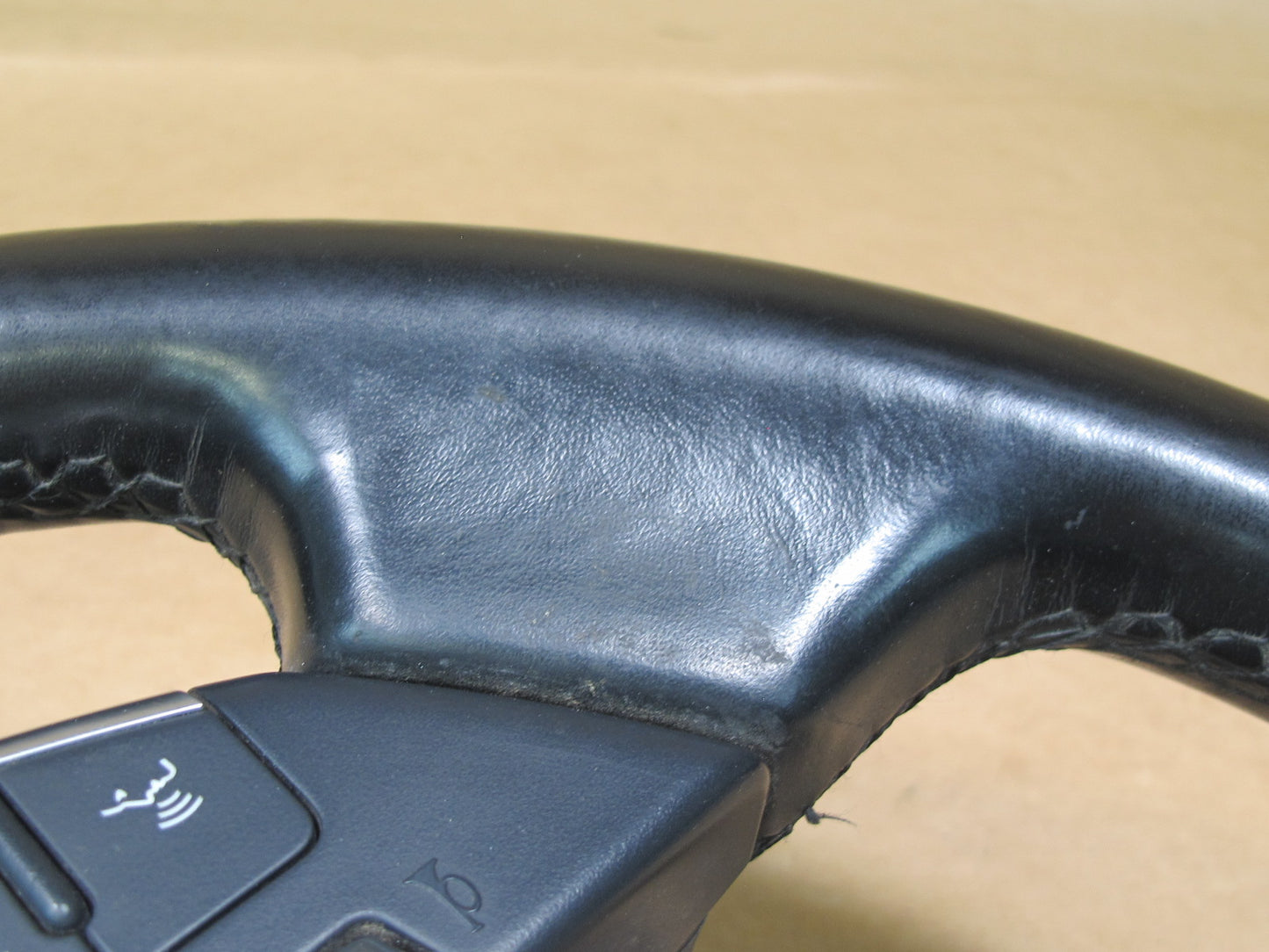 10-13 RANGE ROVER SPORT L320 STEERING WHEEL W/ CONTROLS LEATHER BLACK OEM