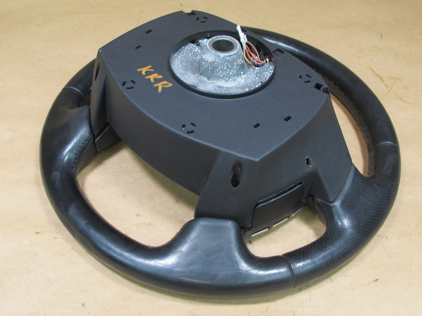 10-13 RANGE ROVER SPORT L320 STEERING WHEEL W/ CONTROLS LEATHER BLACK OEM