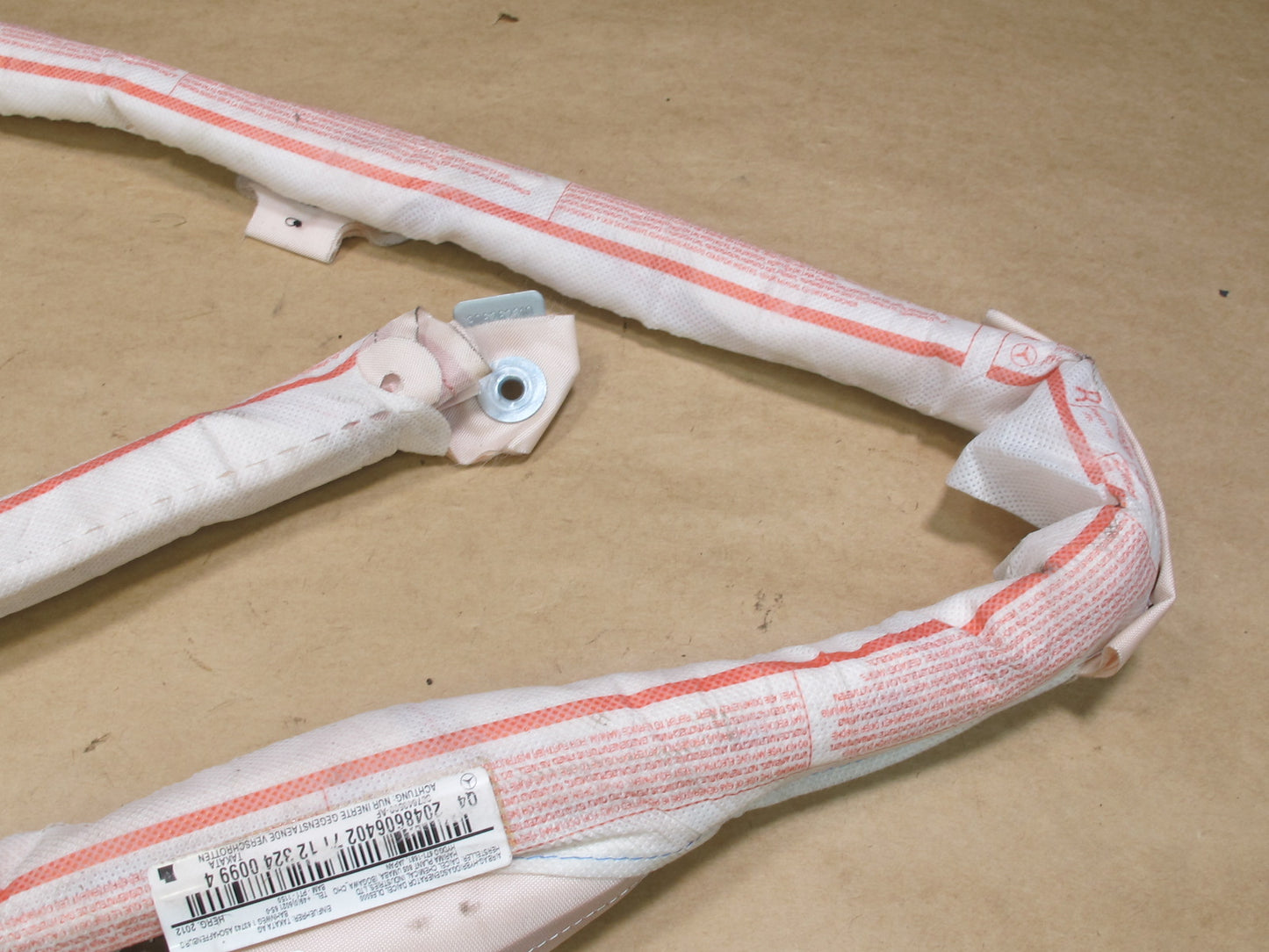 12-15 MERCEDES W204 C204 COUPE RIGHT PASSENGER SIDE ROOF SRS AIRBAG 2048606402 OEM