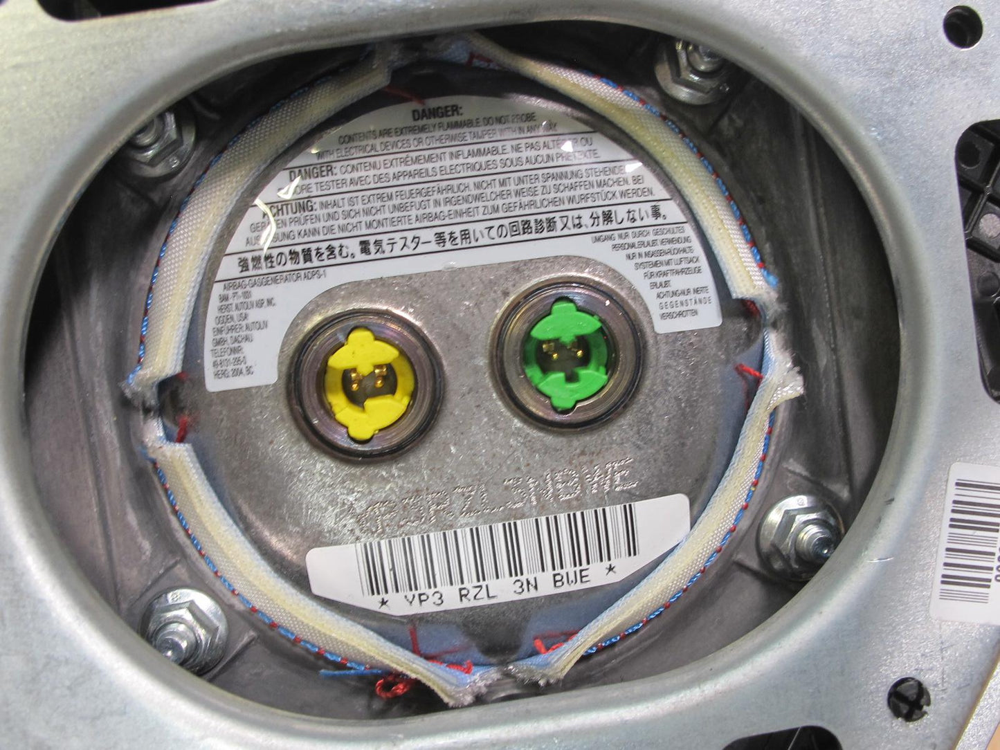 05-08 MERCEDES R171 SLK350 FRONT LEFT DRIVER SIDE STEERING WHEEL SRS AIRBAG OEM