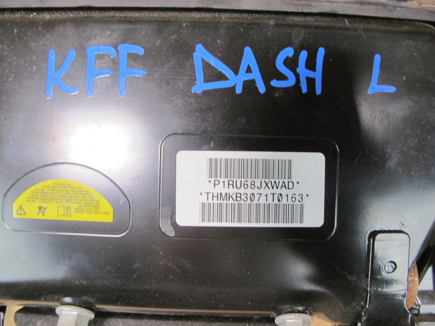 12-17 FIAT 500 ABARTH FRONT LEFT DRIVER SIDE UNDER DASH KNEE SRS AIRBAG OEM