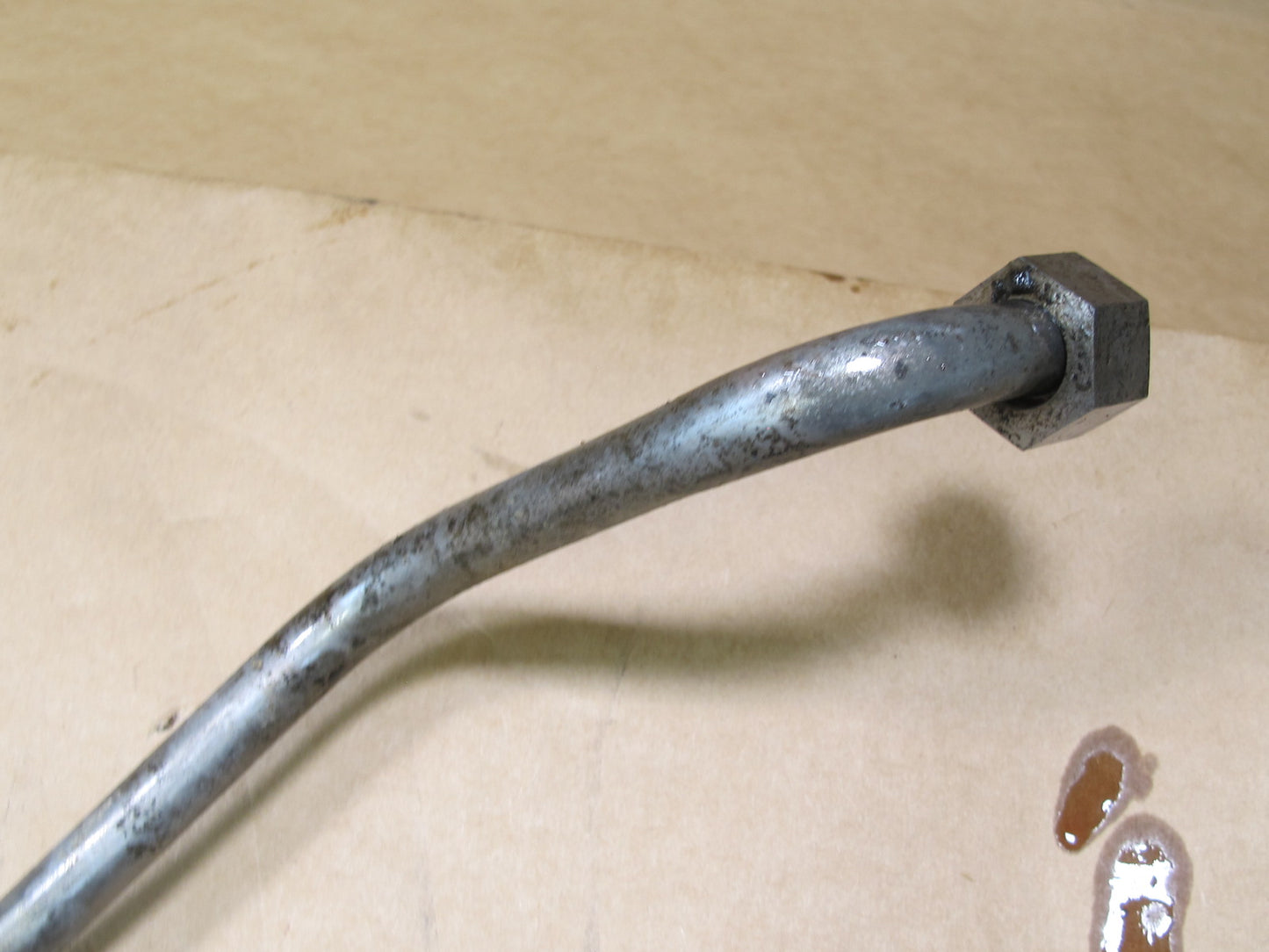 73-85 MERCEDES R107 POWER STEERING OIL COOLING HOSE PIPE LINE OEM