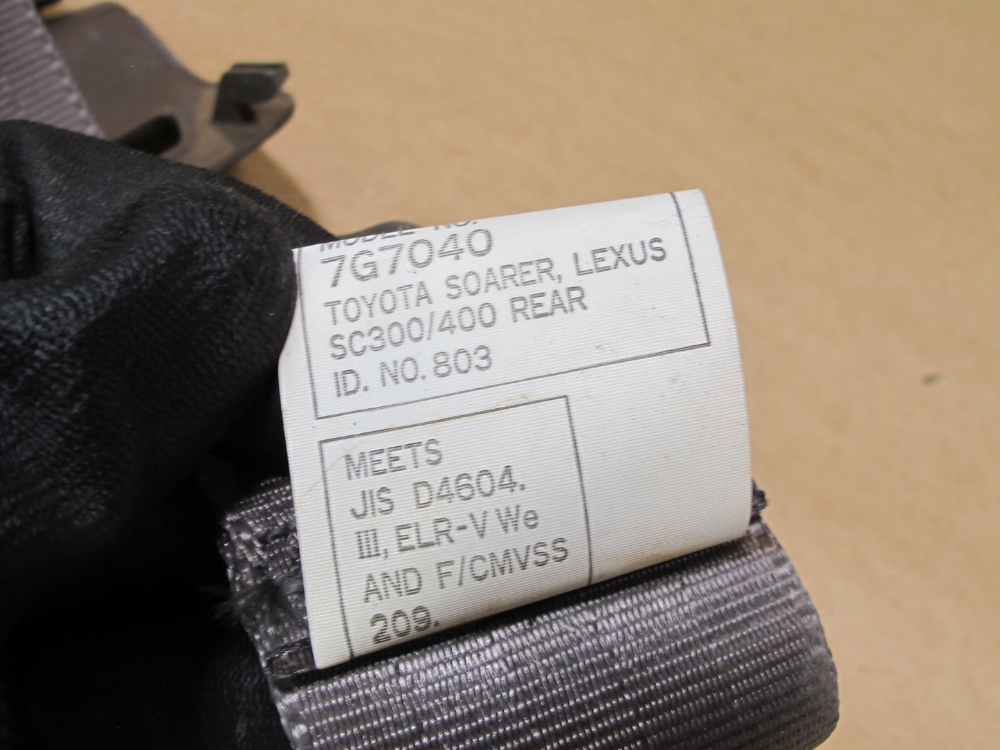 97-00 LEXUS SC300 SC400 REAR RIGHT & LEFT SIDE SEATBELT RETRACTOR SET OEM