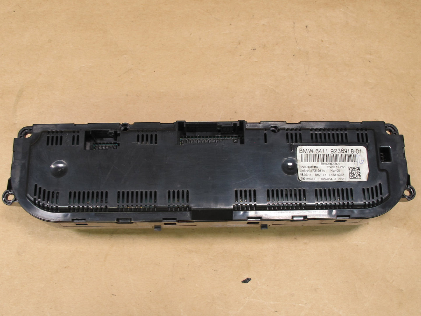 09-16 BMW E89 Z4 Automatic A/C Heater Climate Control Switch Panel 9236918 OEM