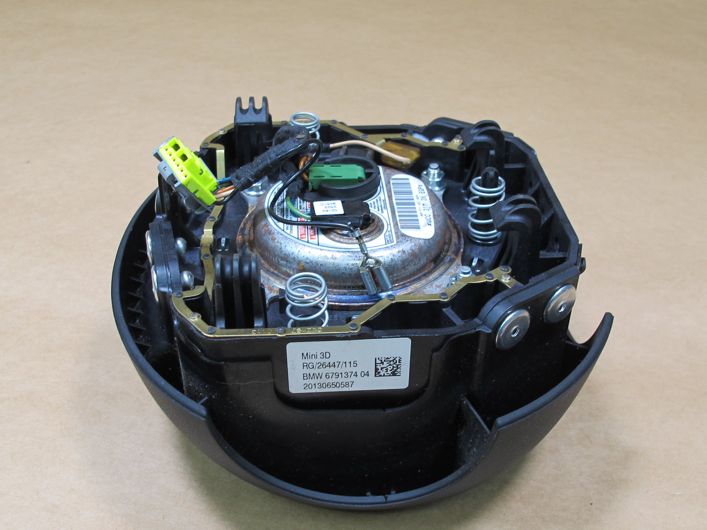 11-13 MINI COOPER R55 R56 FRONT LEFT DRIVER SIDE STEERING WHEEL SRS AIRBAG OEM
