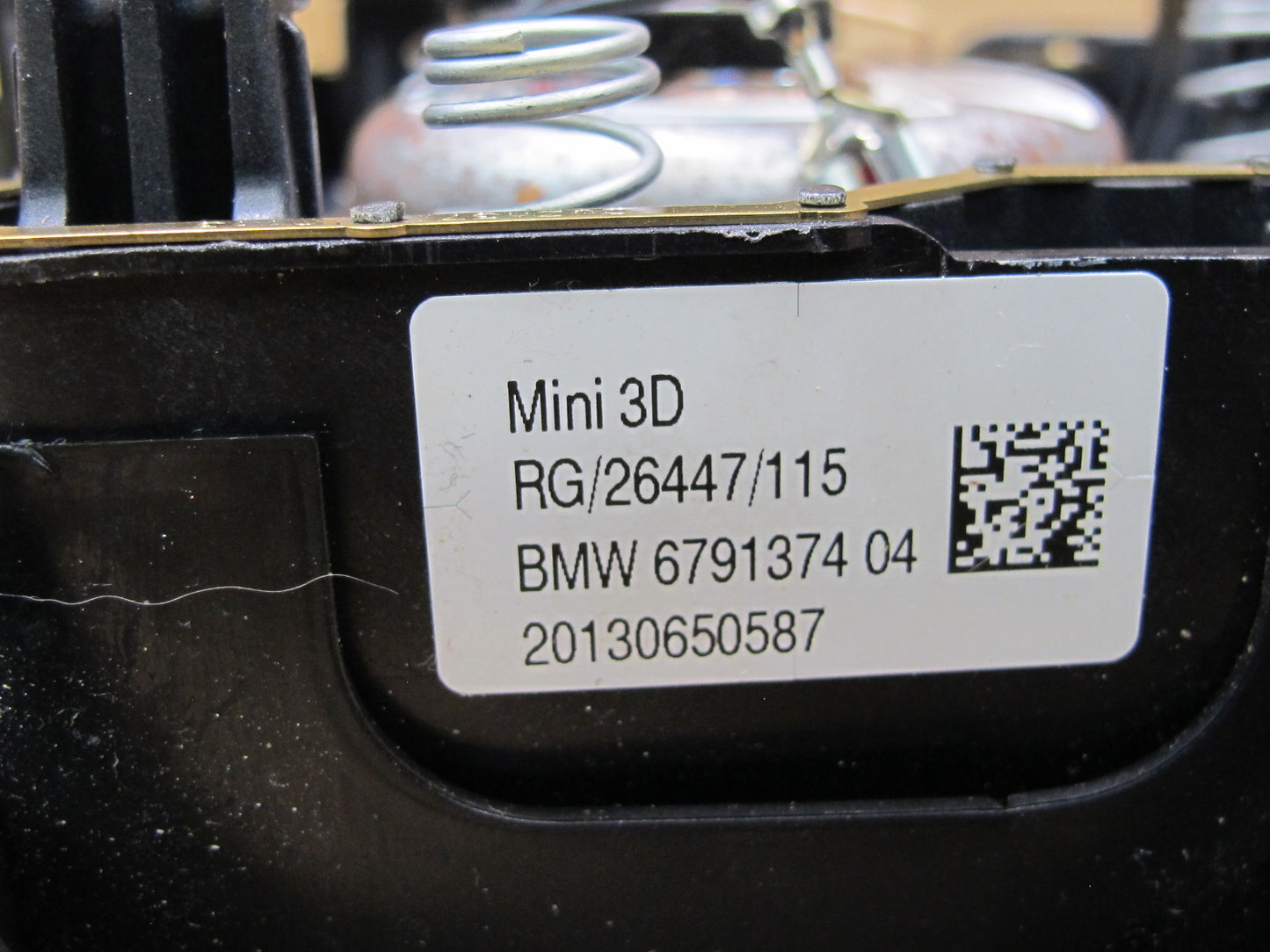 11-13 MINI COOPER R55 R56 FRONT LEFT DRIVER SIDE STEERING WHEEL SRS AIRBAG OEM