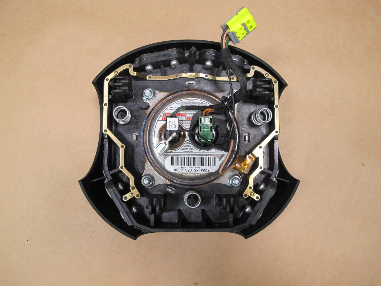 11-16 MINI R60 R61 FRONT LEFT DRIVER SIDE STEERING WHEEL SRS AIRBAG 9804889 OEM