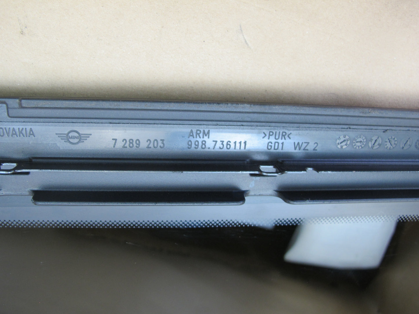 11-13 Mini Cooper R55 R56 R60 Front Sunroof Glass Window 7289203 OEM