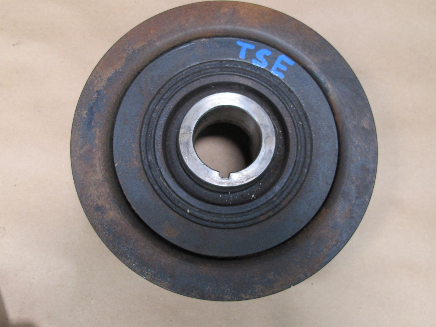 86-92 Toyota Supra MK3 Harmonic Balancer AC & Water Pump Pulley w Bracket OEM