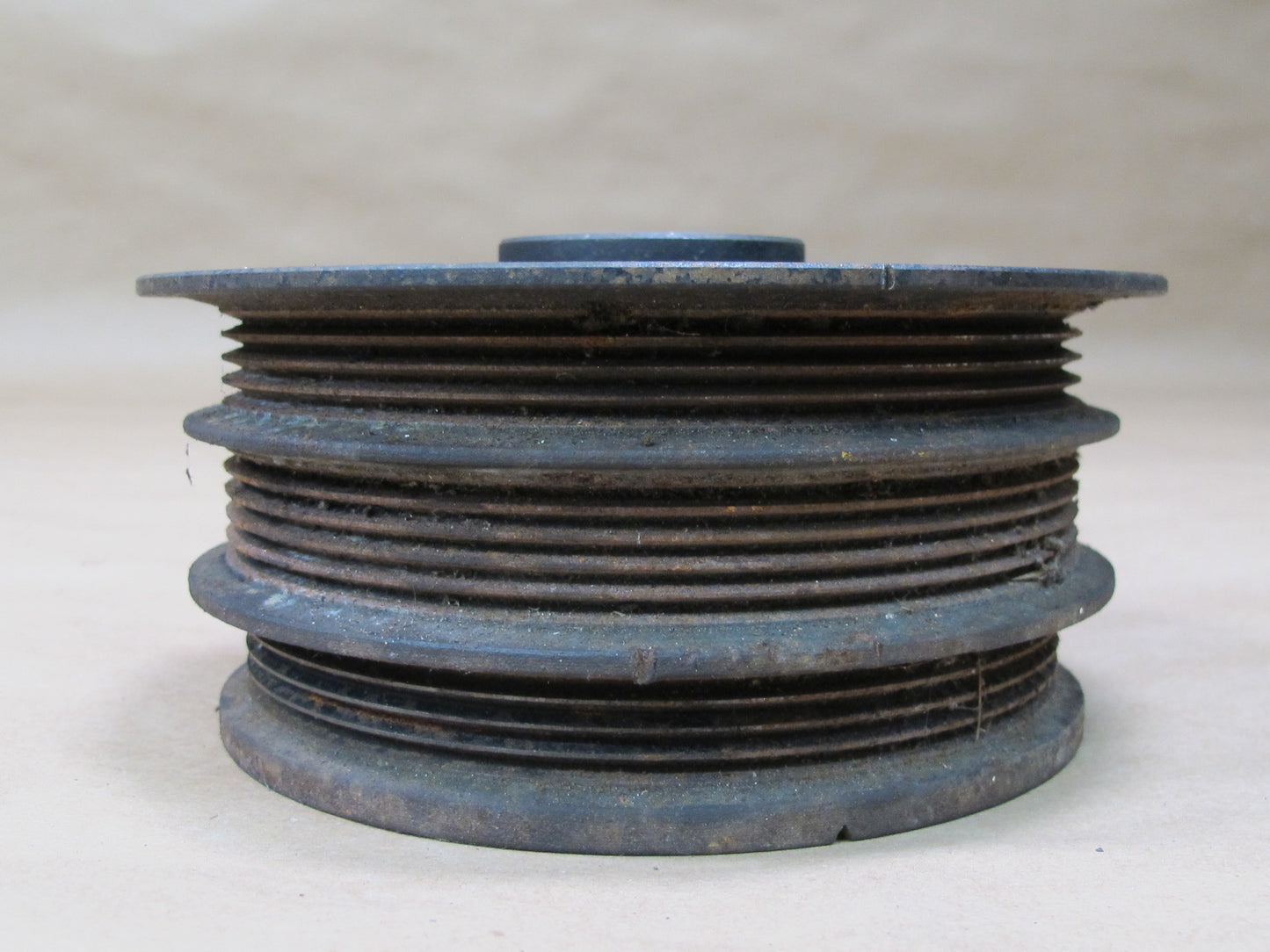 86-92 Toyota Supra MK3 Harmonic Balancer AC & Water Pump Pulley w Bracket OEM