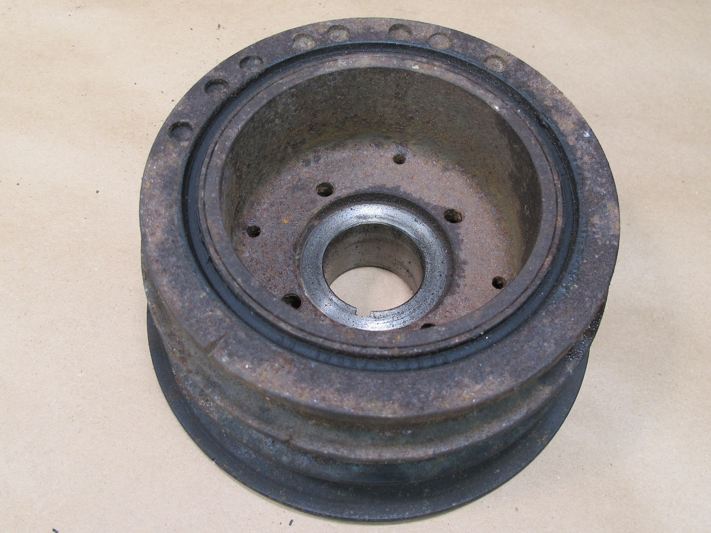 86-92 Toyota Supra MK3 Harmonic Balancer AC & Water Pump Pulley w Bracket OEM