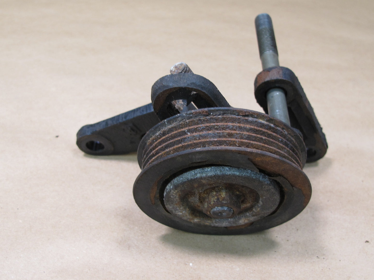 86-92 Toyota Supra MK3 Harmonic Balancer AC & Water Pump Pulley w Bracket OEM