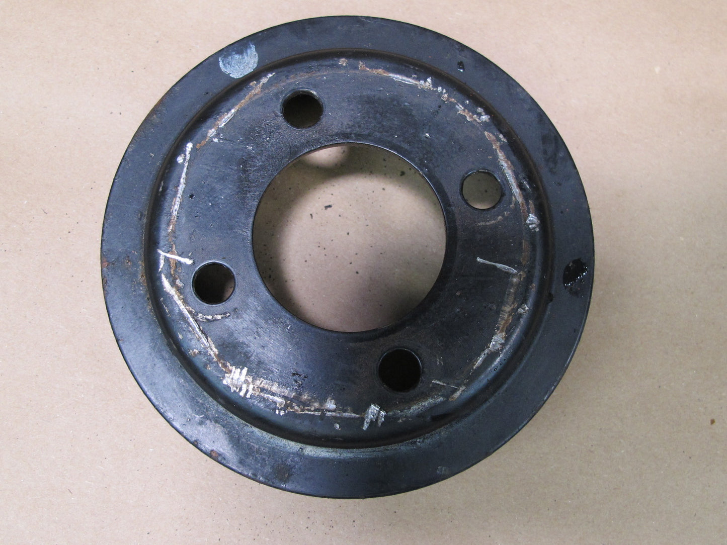86-92 Toyota Supra MK3 Harmonic Balancer AC & Water Pump Pulley w Bracket OEM