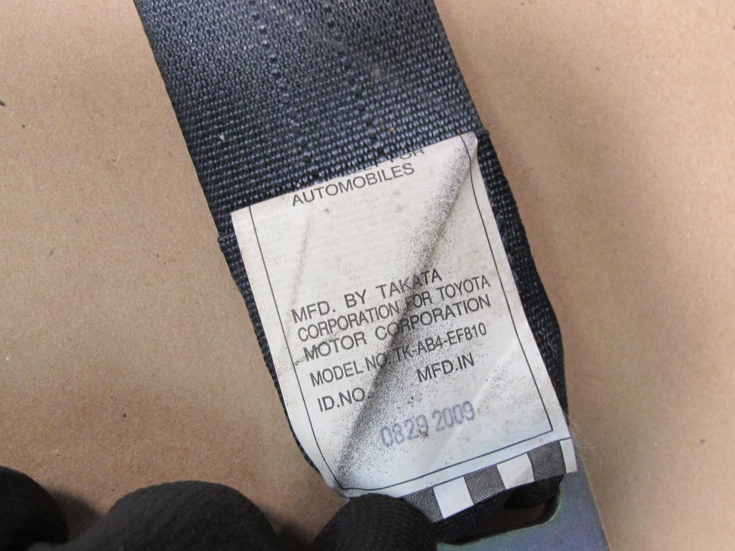 10-15 LEXUS IS250 IS350 CONVERTIBLE REAR RIGHT & LEFT SIDE SEATBELT RETRACTOR SET OEM