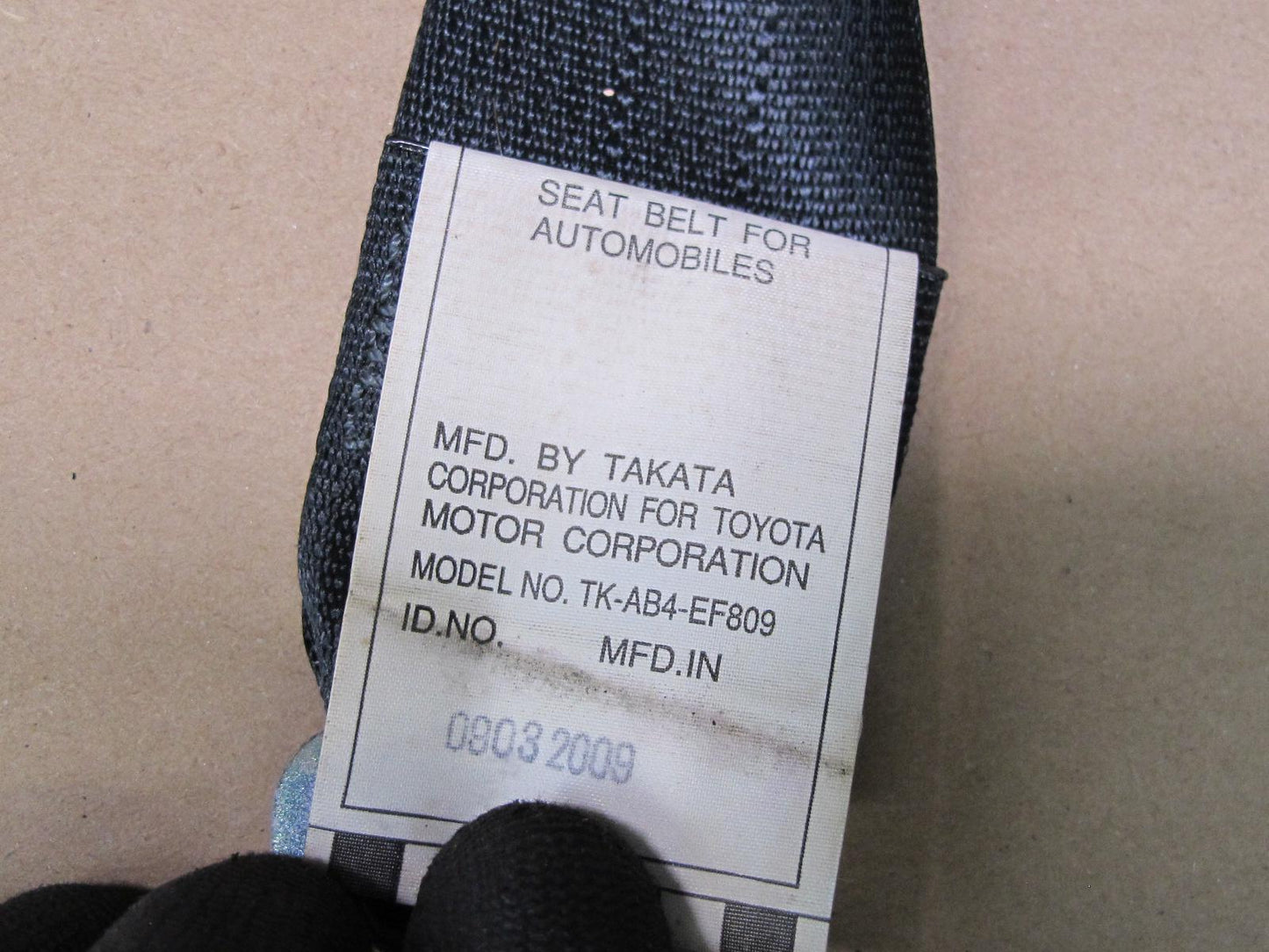 10-15 LEXUS IS250 IS350 CONVERTIBLE REAR RIGHT & LEFT SIDE SEATBELT RETRACTOR SET OEM