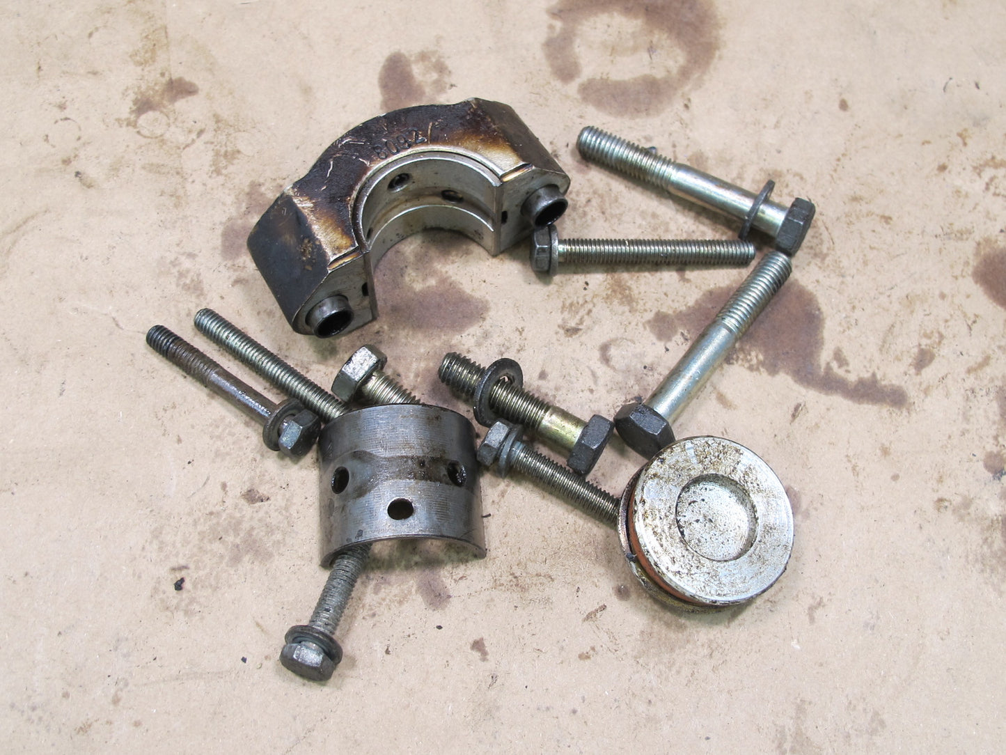 86-88 PORSCHE 944 924S M44.07 BALANCE SHAFT COVER MOUNT BOLT SET OEM