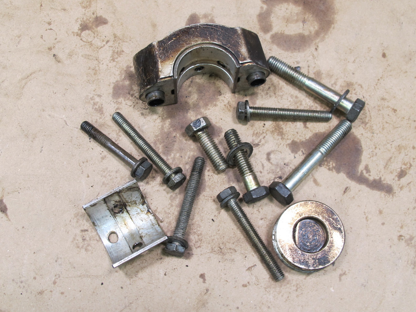 86-88 PORSCHE 944 924S M44.07 BALANCE SHAFT COVER MOUNT BOLT SET OEM