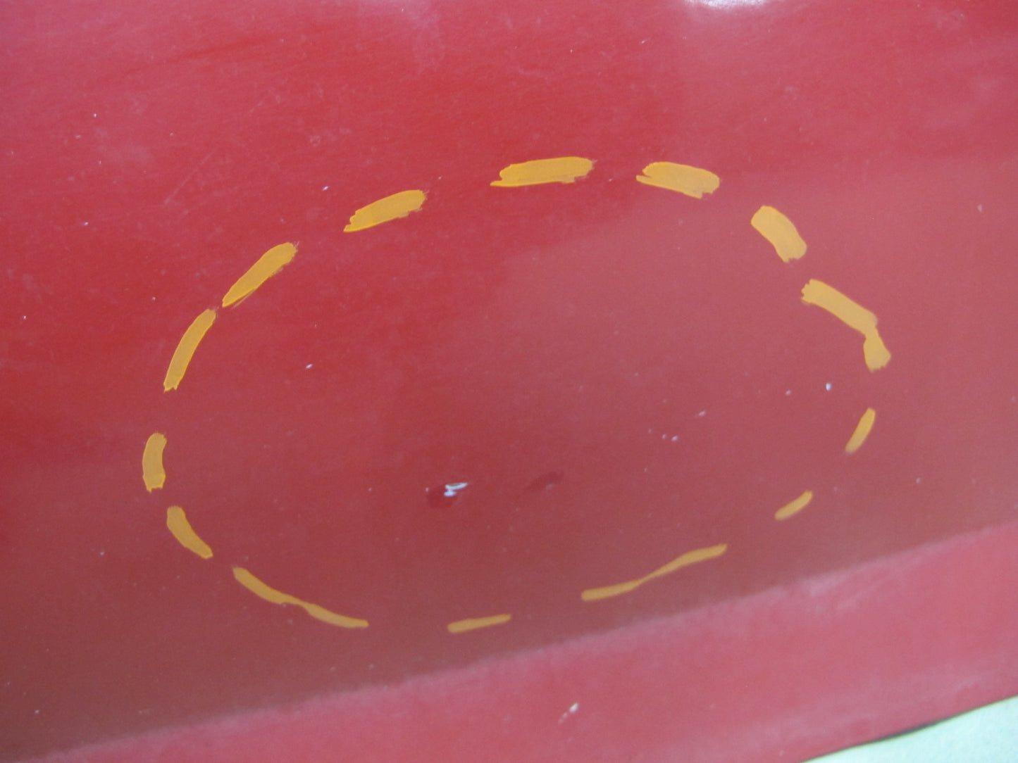 87-92 Toyota Supra MK3 Turbo Left Driver Door Shell Panel RED OEM