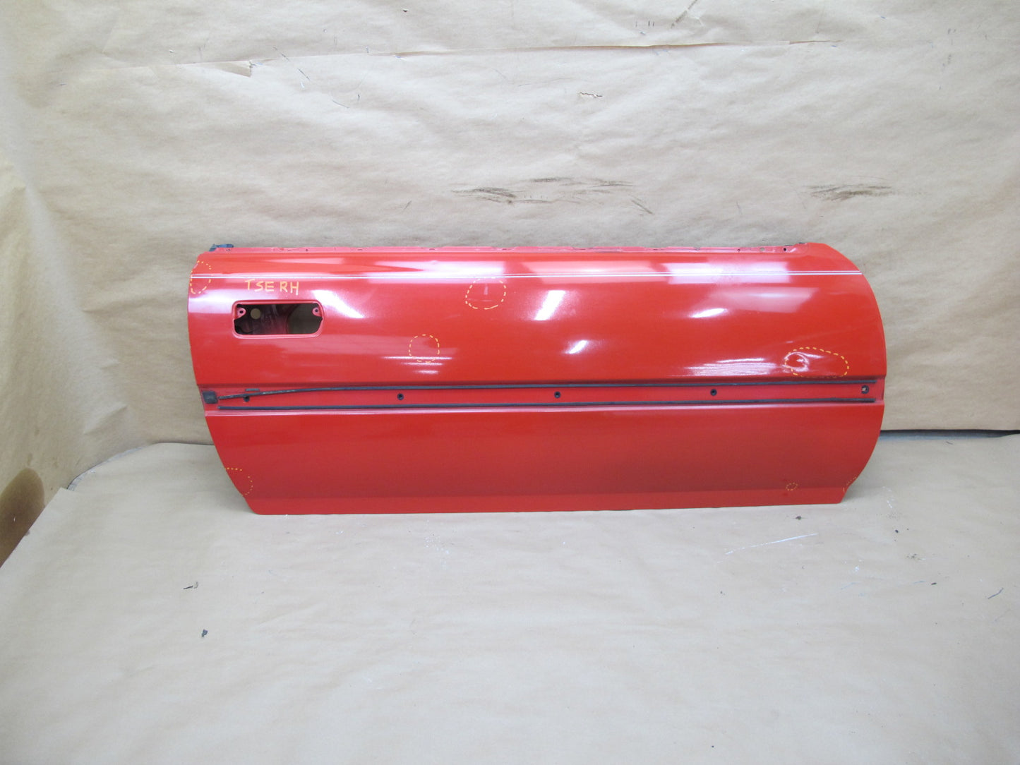 87-92 Toyota Supra MK3 Turbo Right Passenger Door Shell Panel RED OEM