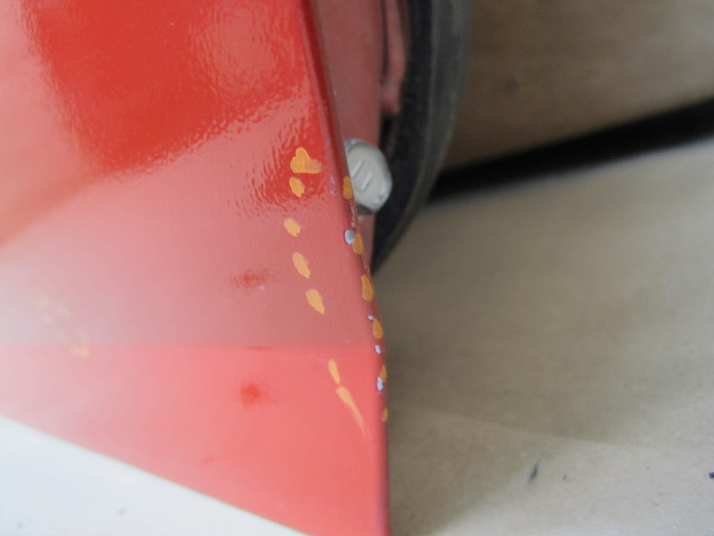 87-92 Toyota Supra MK3 Turbo Right Passenger Door Shell Panel RED OEM