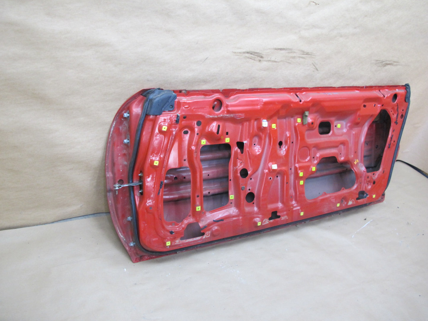 87-92 Toyota Supra MK3 Turbo Right Passenger Door Shell Panel RED OEM