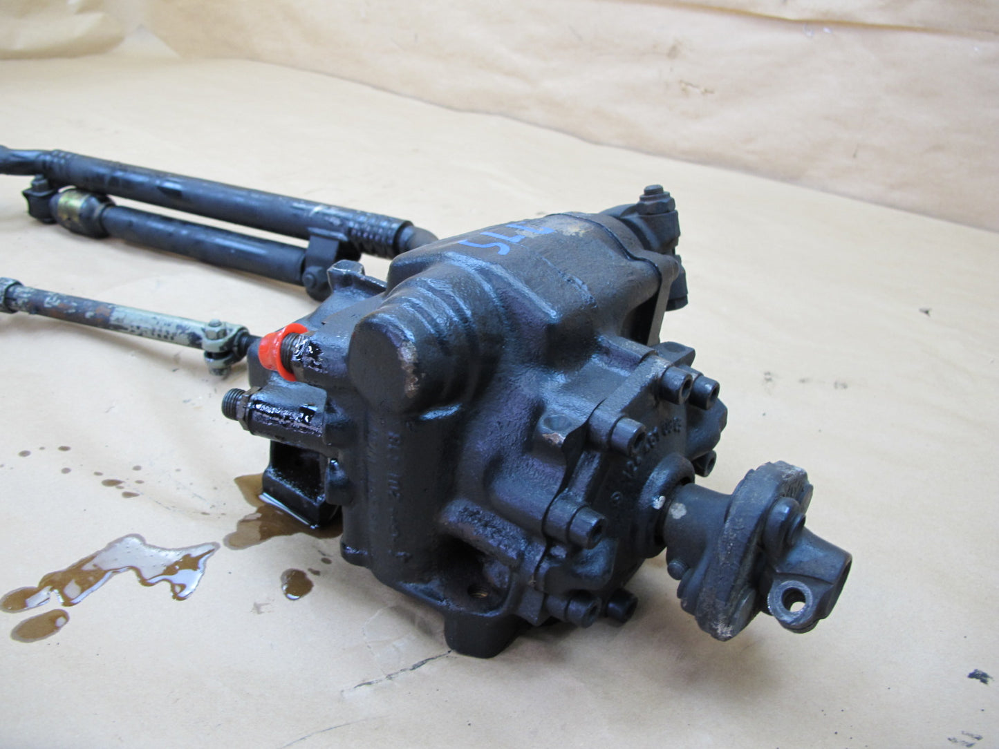 94-02 MERCEDES R129 SL-CLASS POWER STEERING RACK GEAR LINKAGE W GEARBOX OEM
