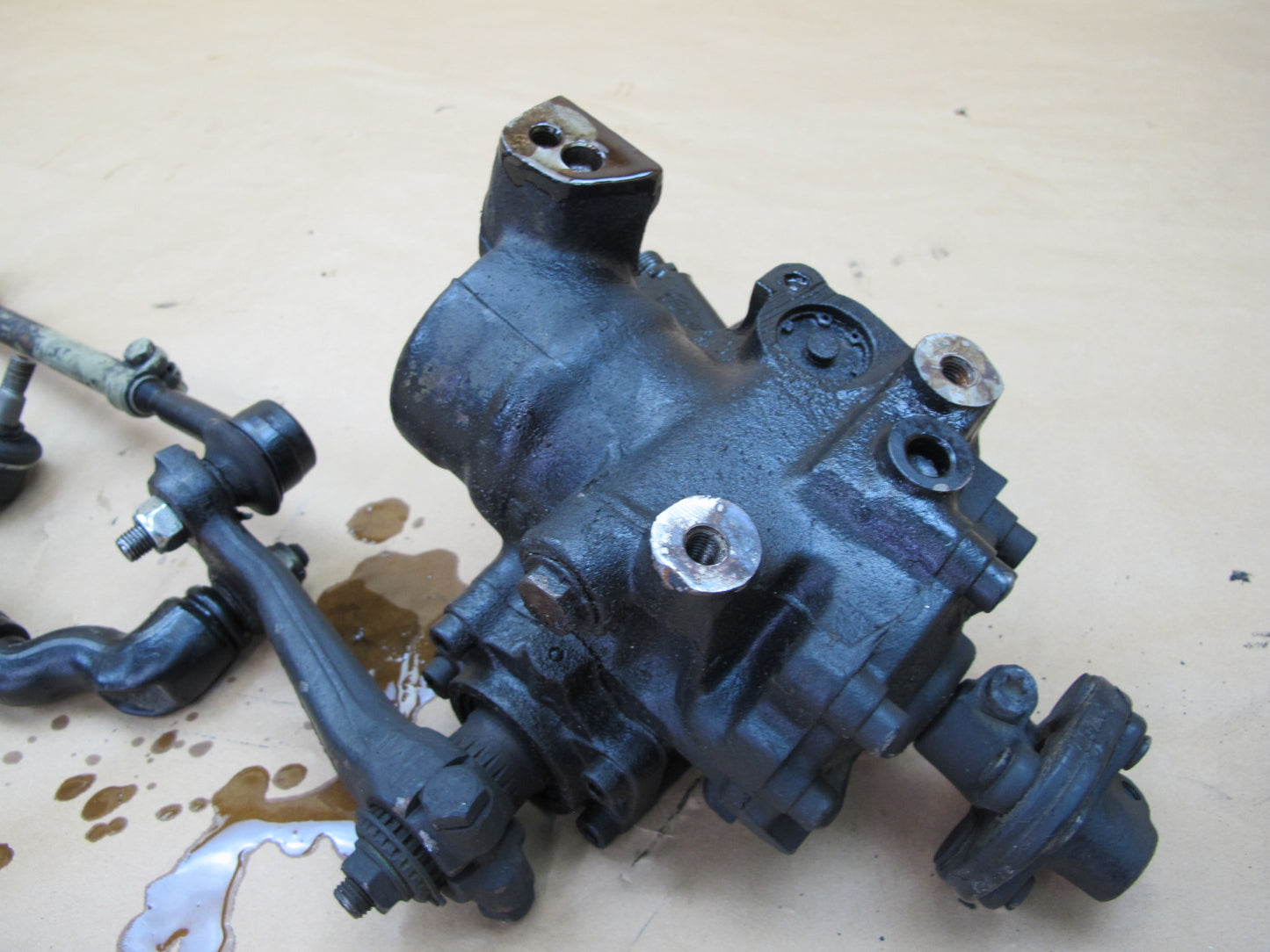 94-02 MERCEDES R129 SL-CLASS POWER STEERING RACK GEAR LINKAGE W GEARBOX OEM