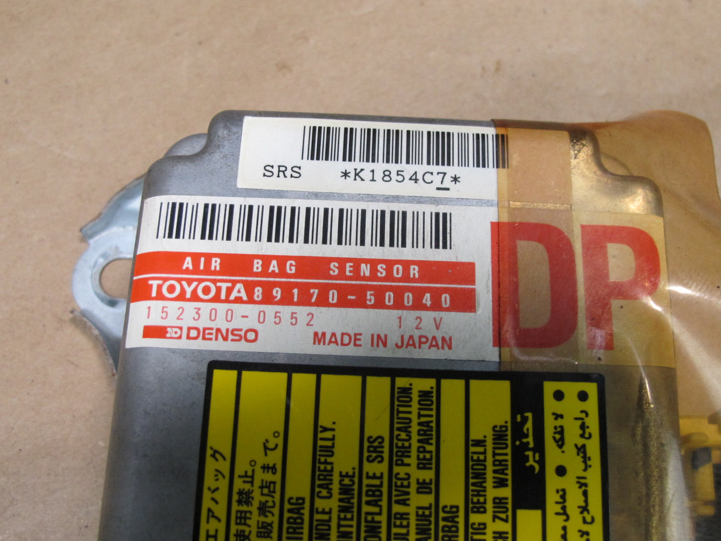 95-96 LEXUS LS400 SRS AIRBAG CONTROL MODULE UNIT 8917050040 OEM