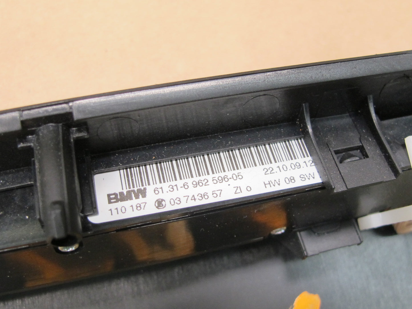 07-11 BMW E90 E91 E92 E93 HILL DESCENT BUTTON SWITCH W TRIM 6962596 OEM