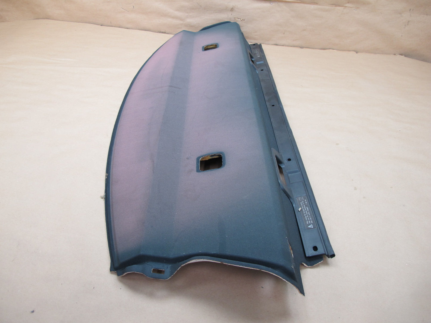 07-13 BMW E92 Coupe Rear Parcel Shelf Deck Trim Panel OEM