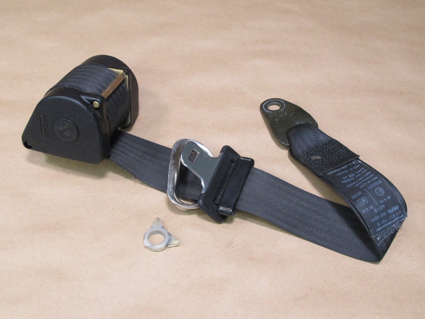 84-89 PORSCHE 944 FRONT REAR LEFT & RIGHT SIDE SEATBELT RETRACTOR W/ BUCKLE SET OEM