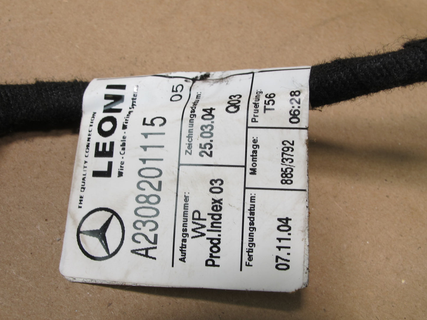 03-12 MERCEDES R230 SL-CLASS FRONT RIGHT WINDOW REGULATOR W MOTOR OEM
