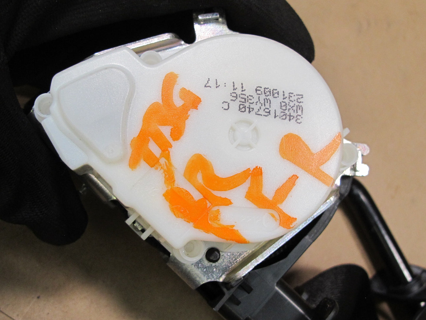 07-13 BMW E92 3-SERIES FRONT RIGHT & LEFT SIDE SEATBELT RETRACTOR SET OEM