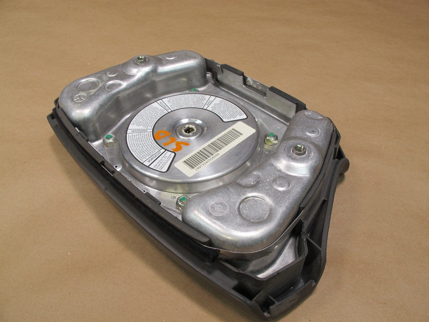 96-98 MERCEDES R129 SL500 FRONT LEFT DRIVER SIDE STEERING WHEEL SRS AIRBAG OEM