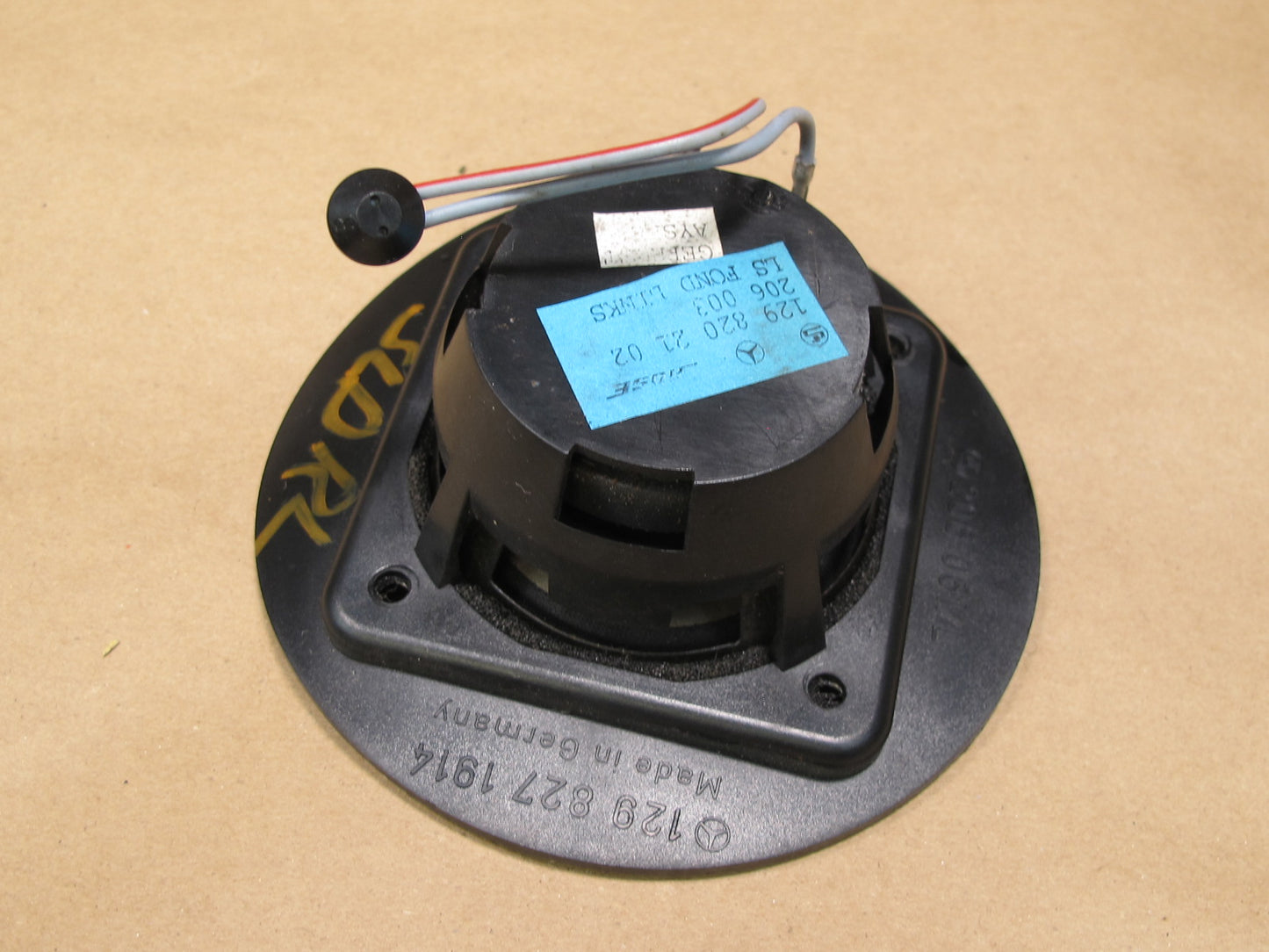 96-97 Mercedes R129 Sl-class Set of 2 Bose Rear Left & Right Speaker OEM