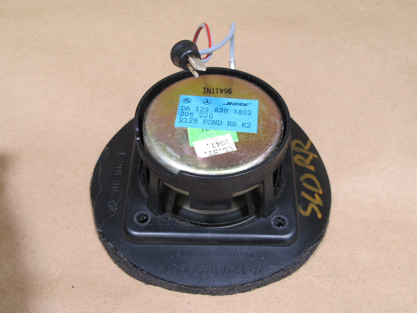 96-97 Mercedes R129 Sl-class Set of 2 Bose Rear Left & Right Speaker OEM