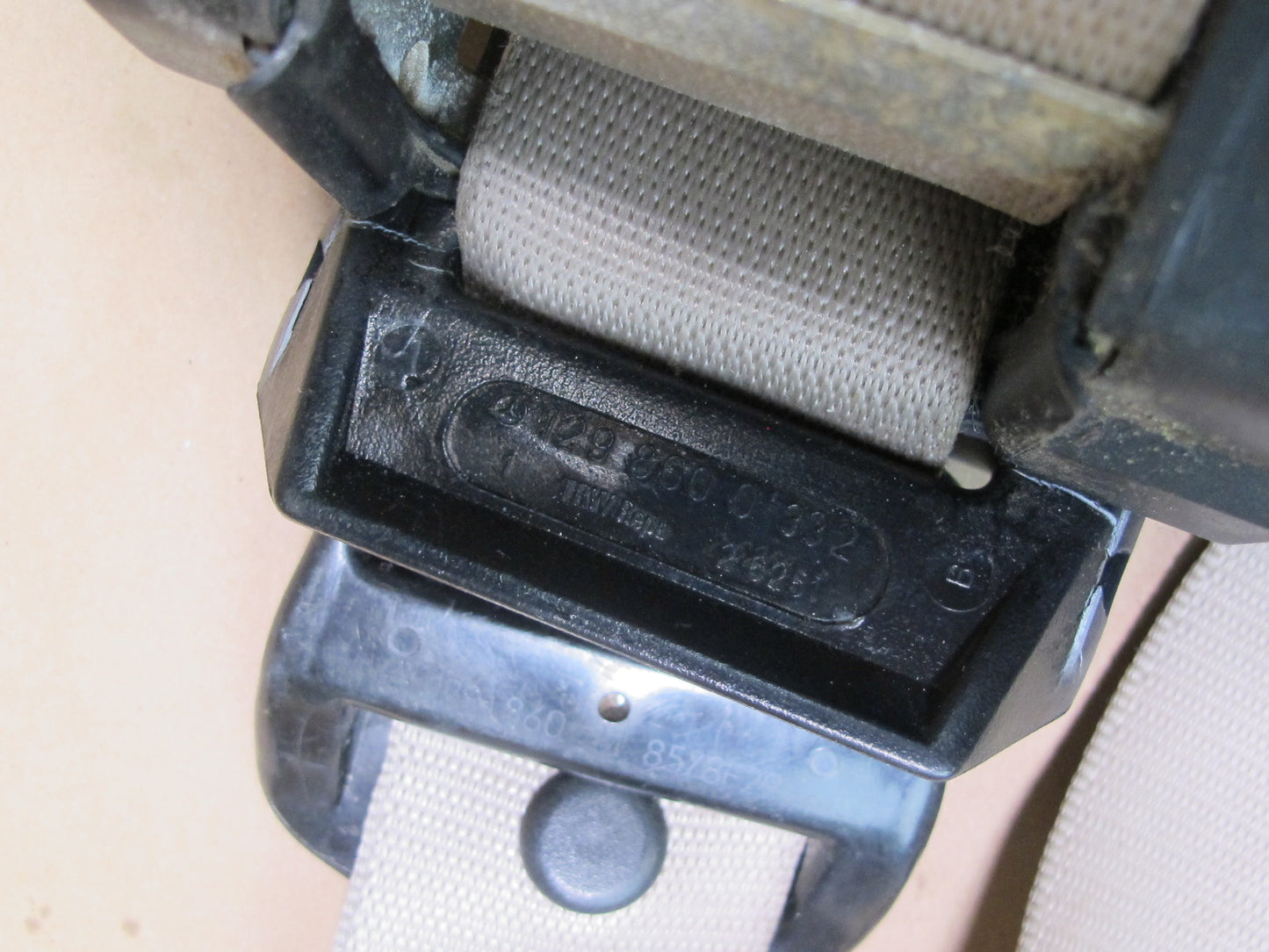 96-02 MERCEDES R129 SL500 FRONT LEFT & RIGHT SIDE SEATBELT RETRACTOR SET OEM