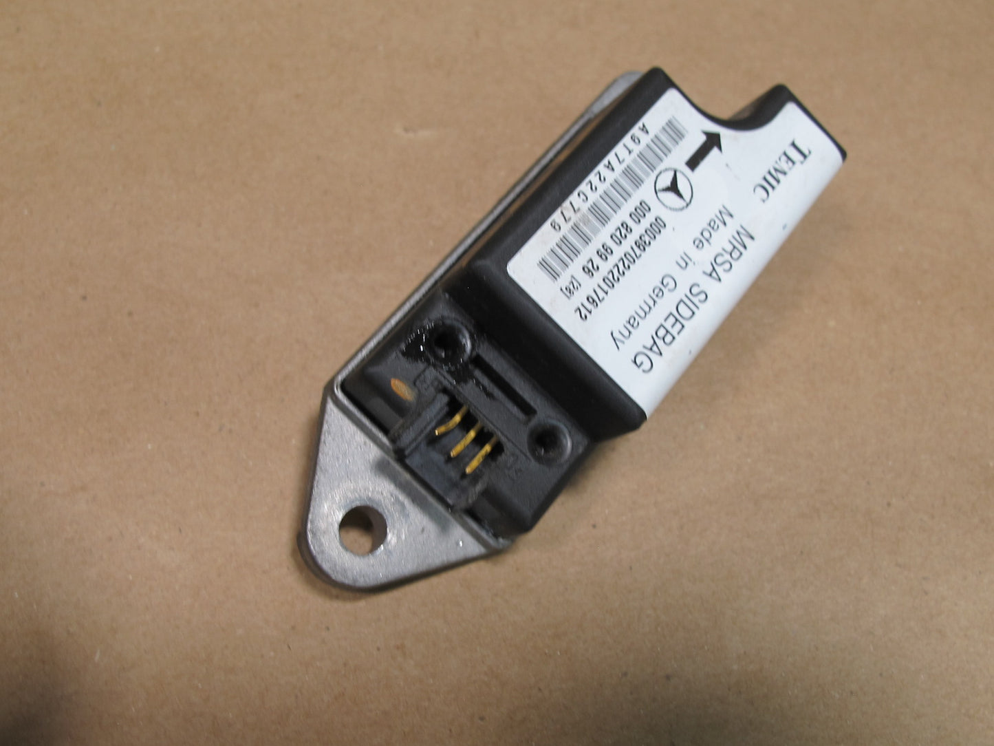 96-02 MERCEDES R129 SL-CLASS SAFETY CRASH IMPACT SRS AIRBAG SENSOR 2PCS OEM