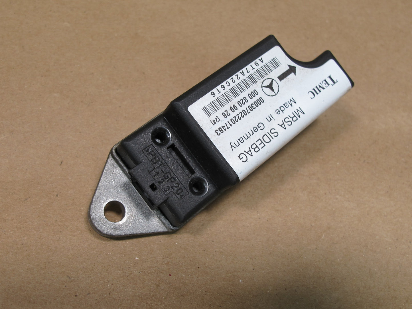96-02 MERCEDES R129 SL-CLASS SAFETY CRASH IMPACT SRS AIRBAG SENSOR 2PCS OEM