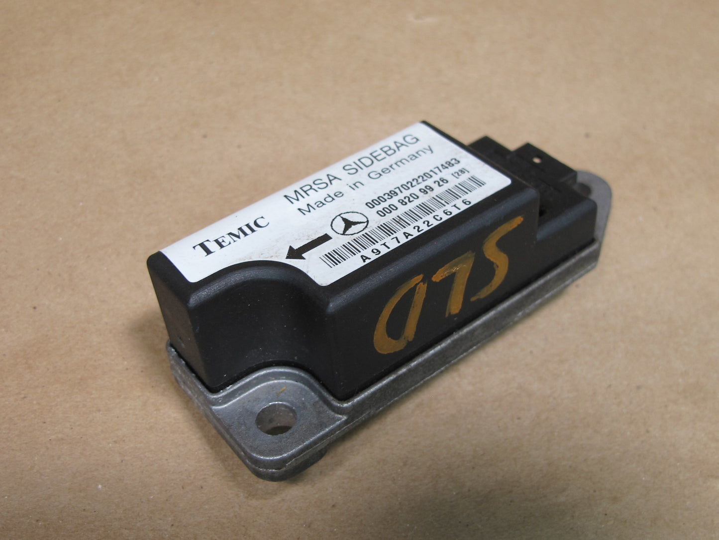 96-02 MERCEDES R129 SL-CLASS SAFETY CRASH IMPACT SRS AIRBAG SENSOR 2PCS OEM
