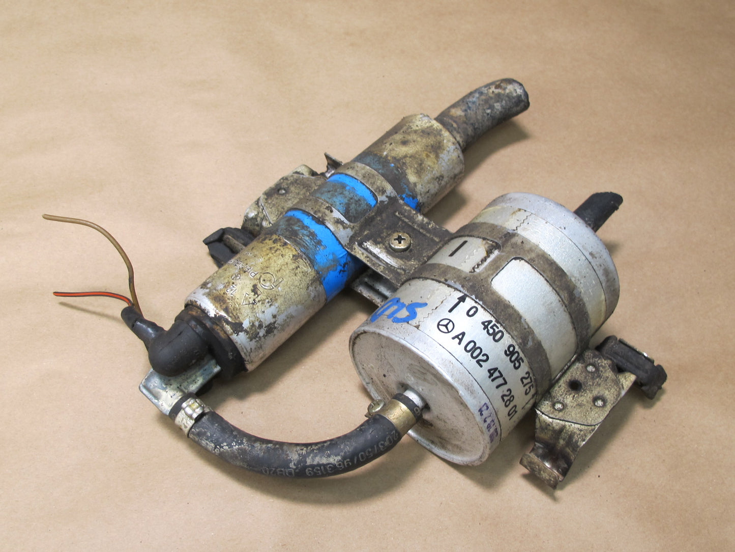 94-98 Mercedes R129 Sl-class Fuel Filter & Auxiliary Pump Assembly OEM